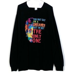 Gildan Iconic Black Graphic Sweatshirt